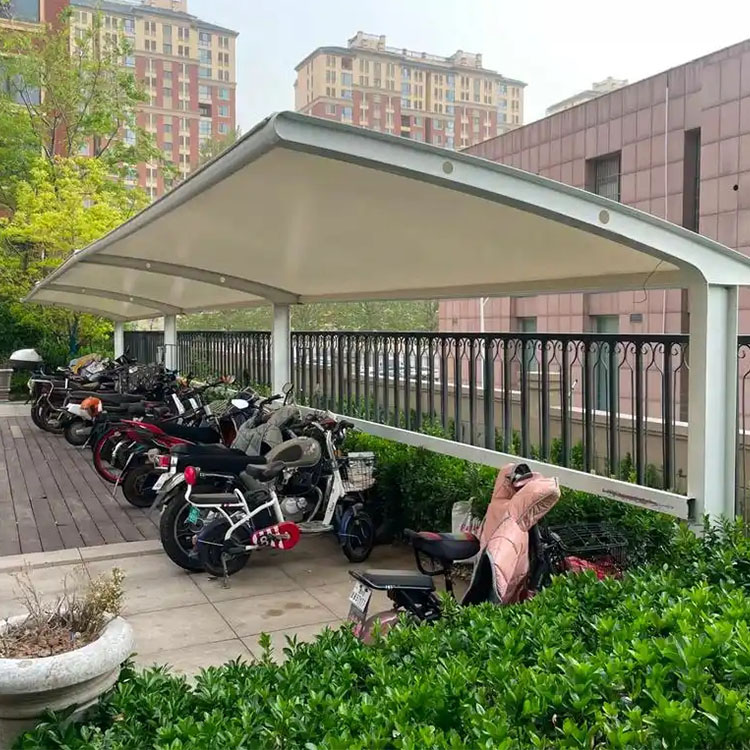 成安县膜结构电动车棚